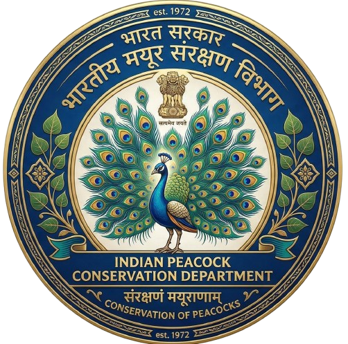 Indian Peacock Conservation Department logo